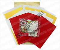 Скрапбукинг набор для открыток 6 SKC-010 | ОВС Швейная фурнитура