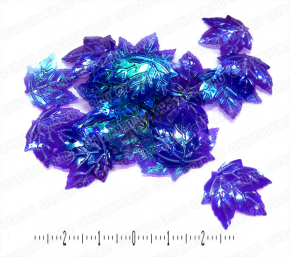 Пайетки фигурные №3 (фиолетовые) | ОВС Швейная фурнитура