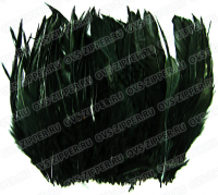 Перья на ленте большие №10 (черные) | ОВС Швейная фурнитура
