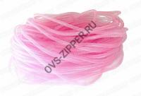 Шнур-сетка органза 8мм (розовая) | ОВС Швейная фурнитура