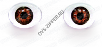 Глазки С8А-01А св.-коричневые(15мм) | ОВС Швейная фурнитура