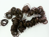 Волосы для игрушек (кудрявые) арт. 8514(темно-коричневый) | ОВС Швейная фурнитура
