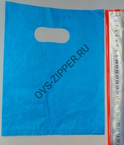 Пакет упаковочный(подарочный)средний(голубой) | ОВС Швейная фурнитура