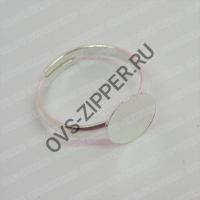 Заготовка для кольца `диск` (серебро) | ОВС Швейная фурнитура