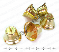 Колокольчики 30 мм золото | ОВС Швейная фурнитура