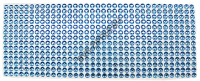Стразы на листах 10х27 (голубые) | ОВС Швейная фурнитура