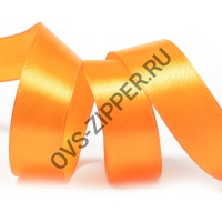 Атласная лента 40 мм 23 м (оранжевая) | ОВС Швейная фурнитура