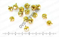 Бубенчики золото (6 мм) | ОВС Швейная фурнитура