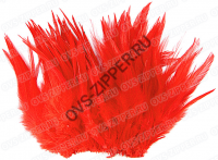 Перья на ленте большие №6 (красные) | ОВС Швейная фурнитура