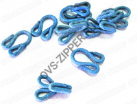 Крючки женские обшитые (голубые) | ОВС Швейная фурнитура