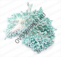 Тычинки перламутровые маленькие (нежно-голубые) | ОВС Швейная фурнитура