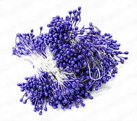 Тычинки перламутровые маленькие (фиолетовые) | ОВС Швейная фурнитура