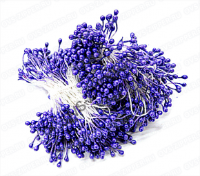 Тычинки перламутровые маленькие (фиолетовые) | ОВС Швейная фурнитура