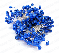 Тычинки перламутровые большие (синие) | ОВС Швейная фурнитура