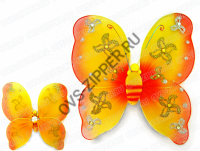 Бабочка для штор (большая желтая) | ОВС Швейная фурнитура