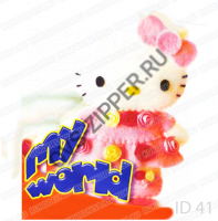 Мягкая игрушка 41 Подвеска `Kitty с розовым бантиком` | ОВС Швейная фурнитура