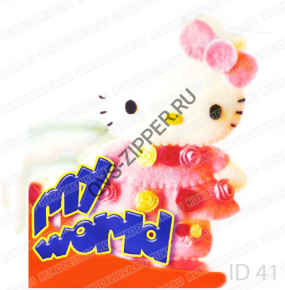 Мягкая игрушка 41 Подвеска `Kitty с розовым бантиком` | ОВС Швейная фурнитура