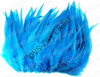 Перья на ленте большие №3 (голубые) | ОВС Швейная фурнитура