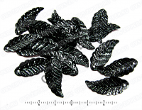 Пайетки фигурные №1 (черные) | ОВС Швейная фурнитура