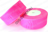 Капроновая лента 40 мм 45 м (ярко-розовая) | ОВС Швейная фурнитура