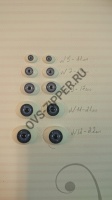 Глазки клеевые(голубые) #12-22мм | ОВС Швейная фурнитура