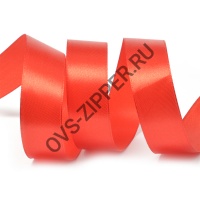 Атласная лента 40 мм 45 м (красная) | ОВС Швейная фурнитура