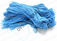 Шнур-резинка шляпная 1мм (голубая) | ОВС Швейная фурнитура