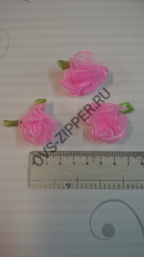 Аппликации пришивные арт.1-76(розовые) | ОВС Швейная фурнитура