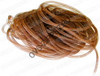 Шнур-сетка органза 8мм (коричневая) | ОВС Швейная фурнитура