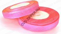 Капроновая лента 12 мм 45 м (ярко-розовая) | ОВС Швейная фурнитура
