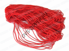 Шнур-резинка шляпная 1,5мм (красная) | ОВС Швейная фурнитура
