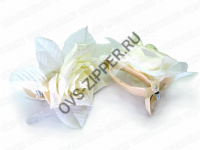 Зажим-прихват `роза` (белая) | ОВС Швейная фурнитура