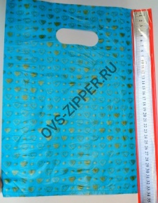 Пакет упаковочный(подарочный) большой(голубой) | ОВС Швейная фурнитура