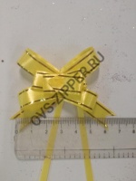 Бантик №1  12*260мм( желтый) | ОВС Швейная фурнитура