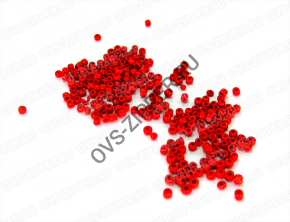 Бисер мелкий №9 (красный) | ОВС Швейная фурнитура