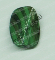 Бусина BB0165-12 Зеленый-меланж | ОВС Швейная фурнитура