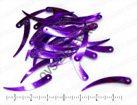 Пайетки фигурные №2 (фиолетовые) | ОВС Швейная фурнитура