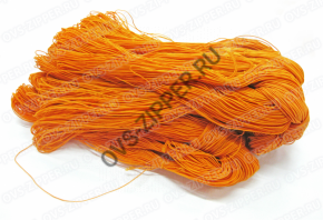 Шнур-резинка шляпная 1мм (оранжевая) | ОВС Швейная фурнитура