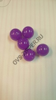 Бусы под камень 03-18 Y15 (фиолетовые) | ОВС Швейная фурнитура