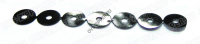 Пайетки-клеевые 7 мм (черные) | ОВС Швейная фурнитура