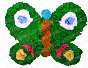 Мозаика из мятой бумаги (бабочка) | ОВС Швейная фурнитура