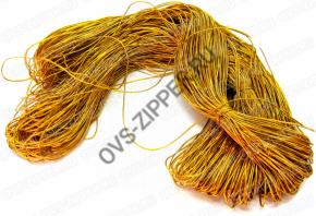 Шнур-резинка шляпная декоративная  1мм (золото) | ОВС Швейная фурнитура