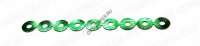 Пайетки-пришивные 5 мм (темно-зеленые) | ОВС Швейная фурнитура