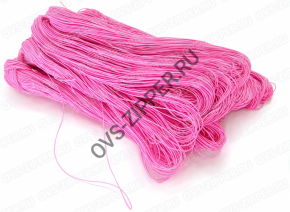 Шнур-резинка шляпная 1мм (розовая) | ОВС Швейная фурнитура
